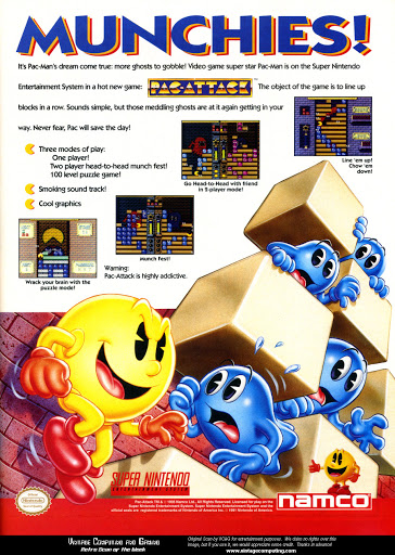 Pac-Attack Adverstisement